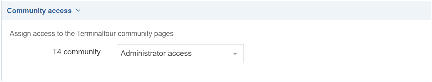 Community Access
