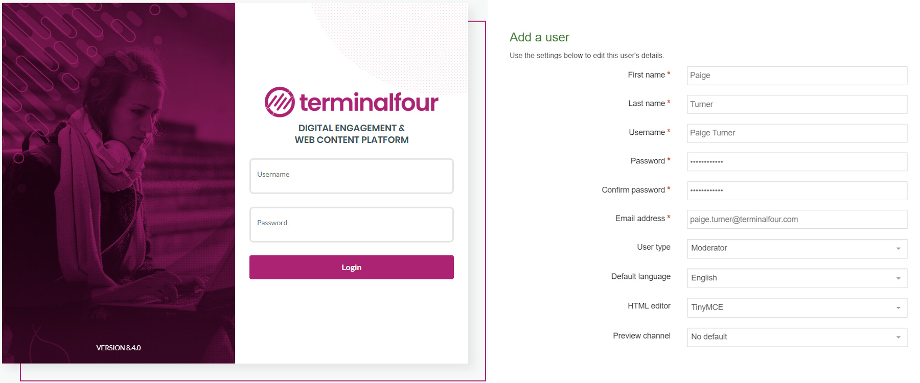 Create a User