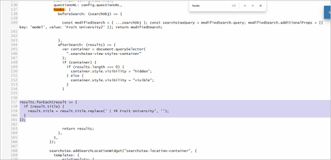 How to replace the suffix from your title (After)