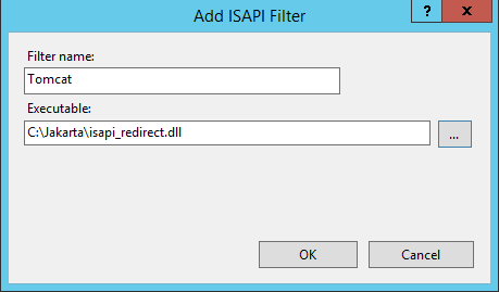 IIS8 Isapi Redirect Filter