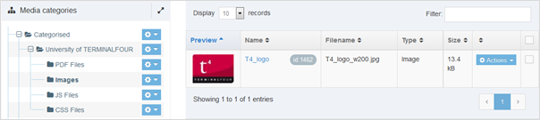 Media Library Training Area