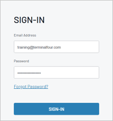 Sign-In Screen