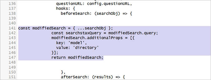 Using hooks to select a profile (replace with code)